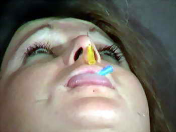 Needles in Nose